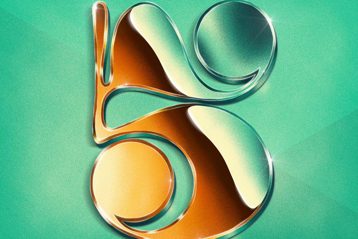 3D Letters Toolkit for Procreate, a Brush Add-On by Aurelie Maron (Photo 8 of 8)
