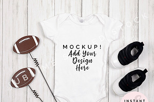 Onesie Mockup Bundle, Boy Bodysuit