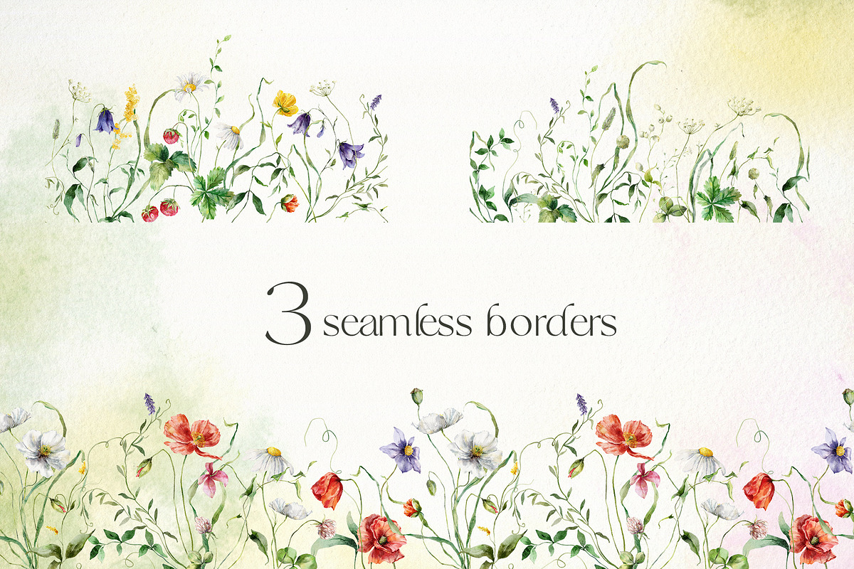Wildflower poetry watercolor floral, a Decorative Illustration by Yuliya Derbisheva (Photo 9 of 13)