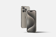 iPhone 15 Pro Mockup, an iPhone Mockup by graphicpages (Thumbnail 6 of 19)