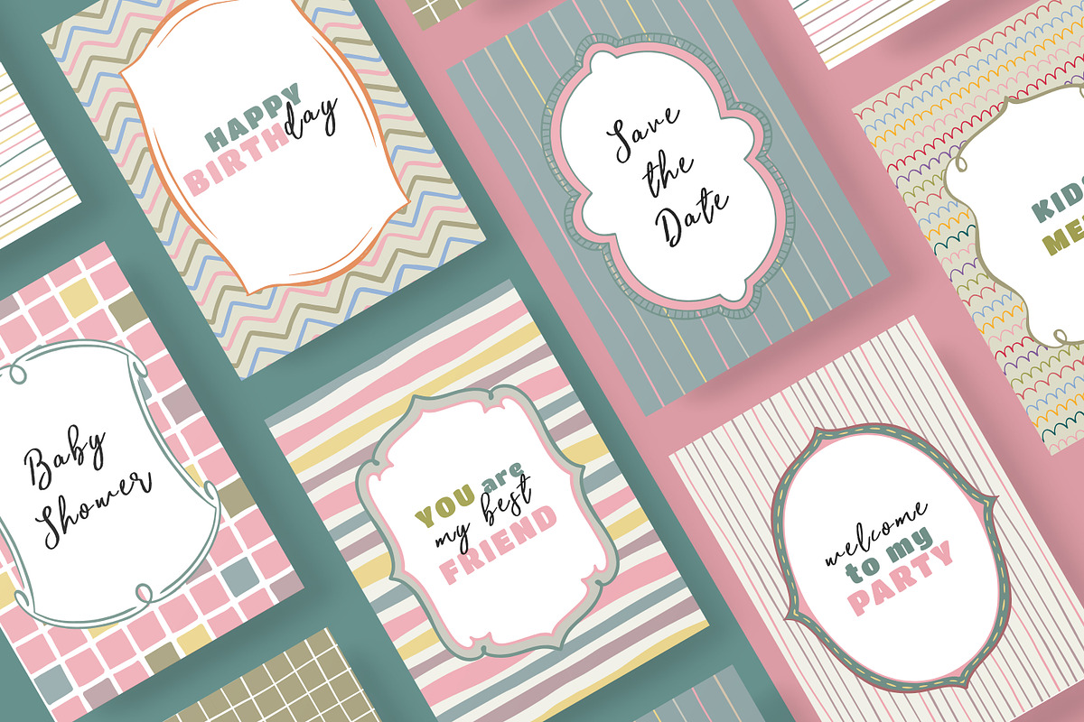 Whimsy Patterns & Frames, a Background Graphic by Molly art (Photo 11 of 16)