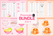 Cute Food Brushes, Procreate Bundle, a Brush Add-On by InkPrintsTattoo (Thumbnail 2 of 8)