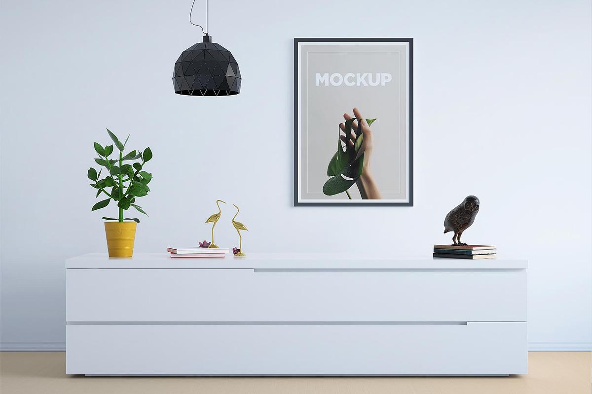 Frame Poster Mockup, a Print Template by AlkStudio (Photo 4 of 5)