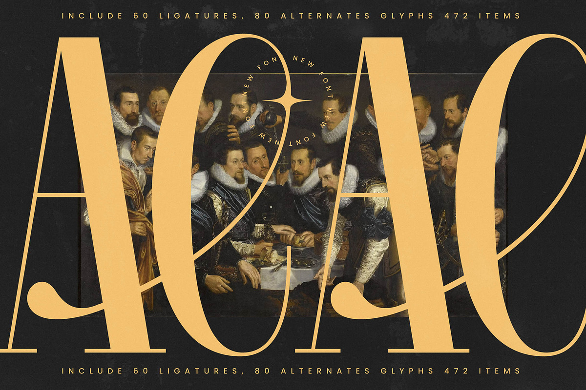 Rosejacn Modern Display Serif, a Serif Font by timelesstype.co (Photo 11 of 20)