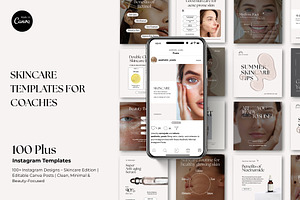 Skincare Instagram Coach Templates