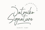 Jatmiko Signature - Script Font, a Script Font by GFRcreative (Thumbnail 1 of 7)