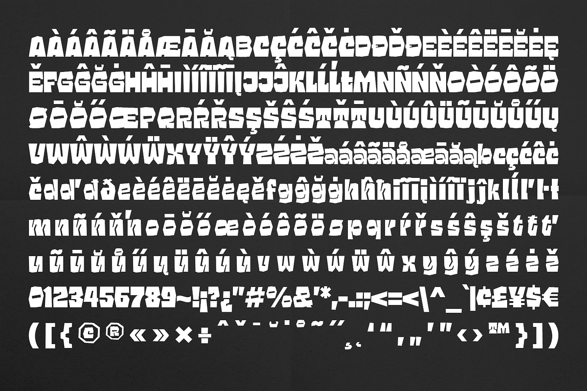Grazion - Bold Retro Display Font, a Sans Serif Font by Typetemp Studio (Photo 14 of 15)