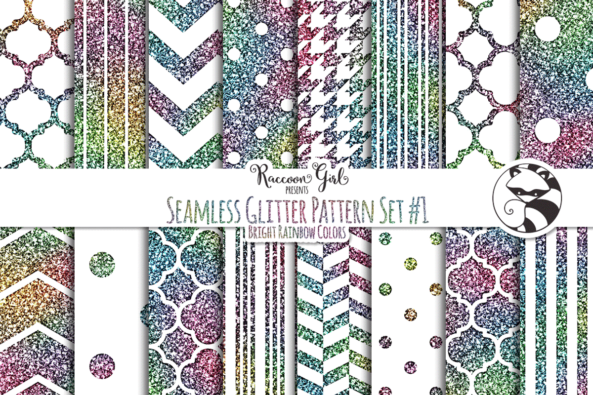 Seamless Glitter Pattern #1 br, a Pattern Graphic by RaccoonGirl Design (Photo 1 of 3)
