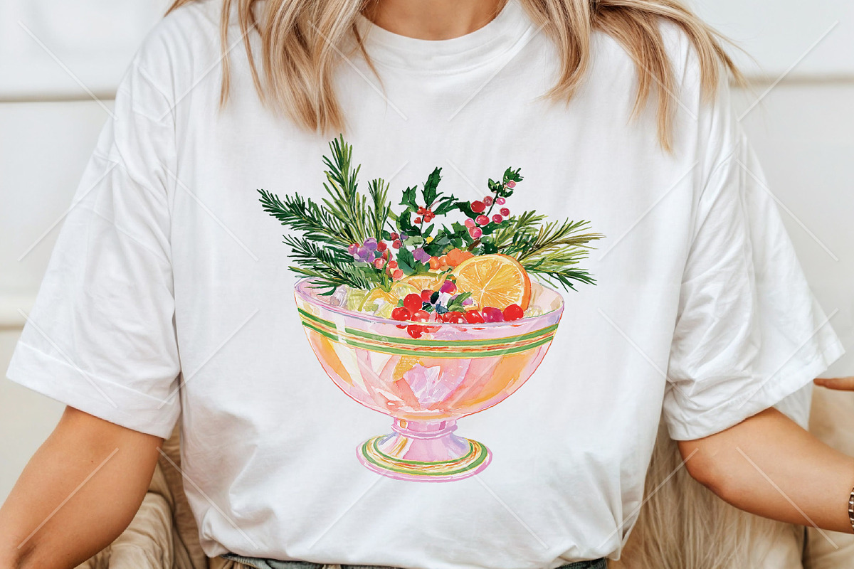 Watercolor Christmas Drink Clipart, a Seasonal Illustration by Canvas Craft (Photo 6 of 10)