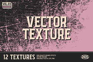 Grunge Vector Texture Pack 03