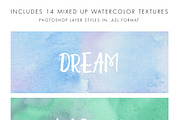 Watercolor Effects for Photoshop, a Texture Graphic by Hello Muse Design (Thumbnail 3 of 6)