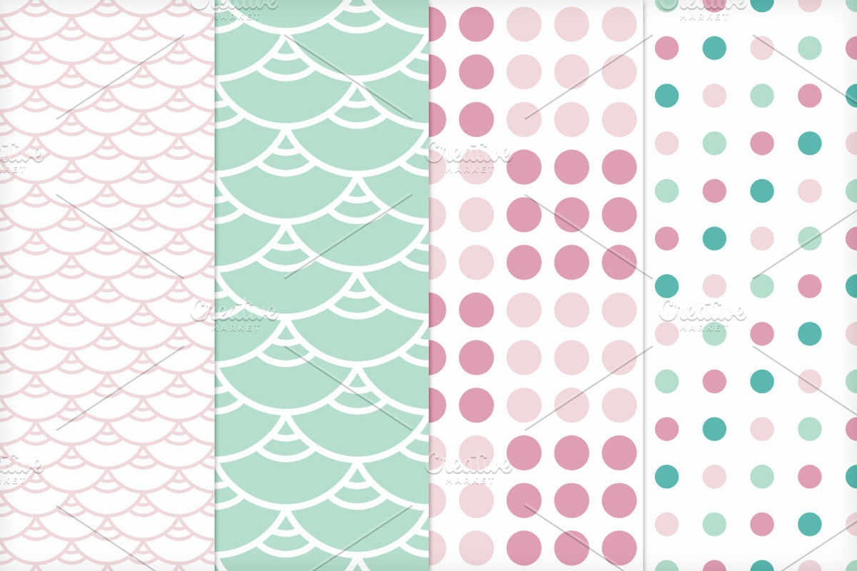 Seamless Digital Paper Patterns 1 preview 3
