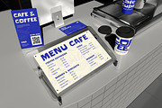 Cafe & Coffeeshop Branding Mockup, an Advertising Mockup by Permadi Creative (Thumbnail 3 of 5)
