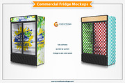 Commercial Fridge Mockup, a Merchandise Mockup by Plus Media (Thumbnail 2 of 3)