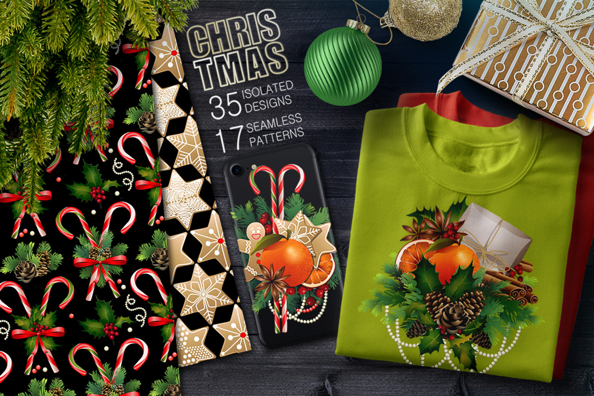 Christmas collection, a Decorative Illustration by Ekaterina Glazkova (Photo 6 of 8)