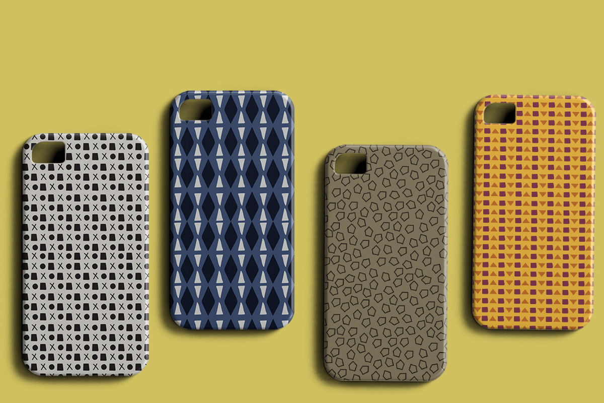 Seamless Geometric Patterns, a Pattern Graphic by Swathi Kirthyvasan (Photo 5 of 7)