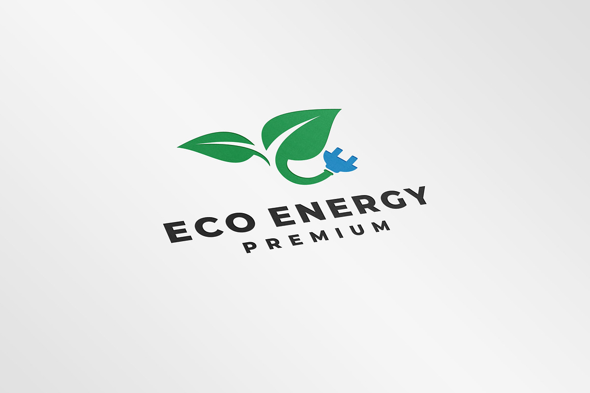 eco energy electrical logo vector, a Branding & Logo Template by mouze_art (Photo 3 of 3)