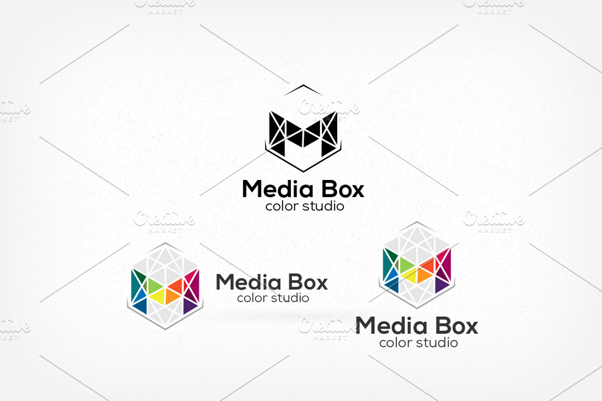 Colorful Media M Logo, a Branding & Logo Template by NasirGrfx (Photo 3 of 3)