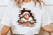 Funny Santa Chimney ClipArt's PNG, an Illustration by Libby Wishes (Thumbnail 5 of 7)