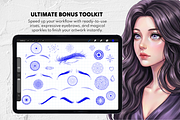 200+ Anime & Manga Eyes Procreate, a Brush Add-On by Selentaori Studio (Thumbnail 9 of 11)