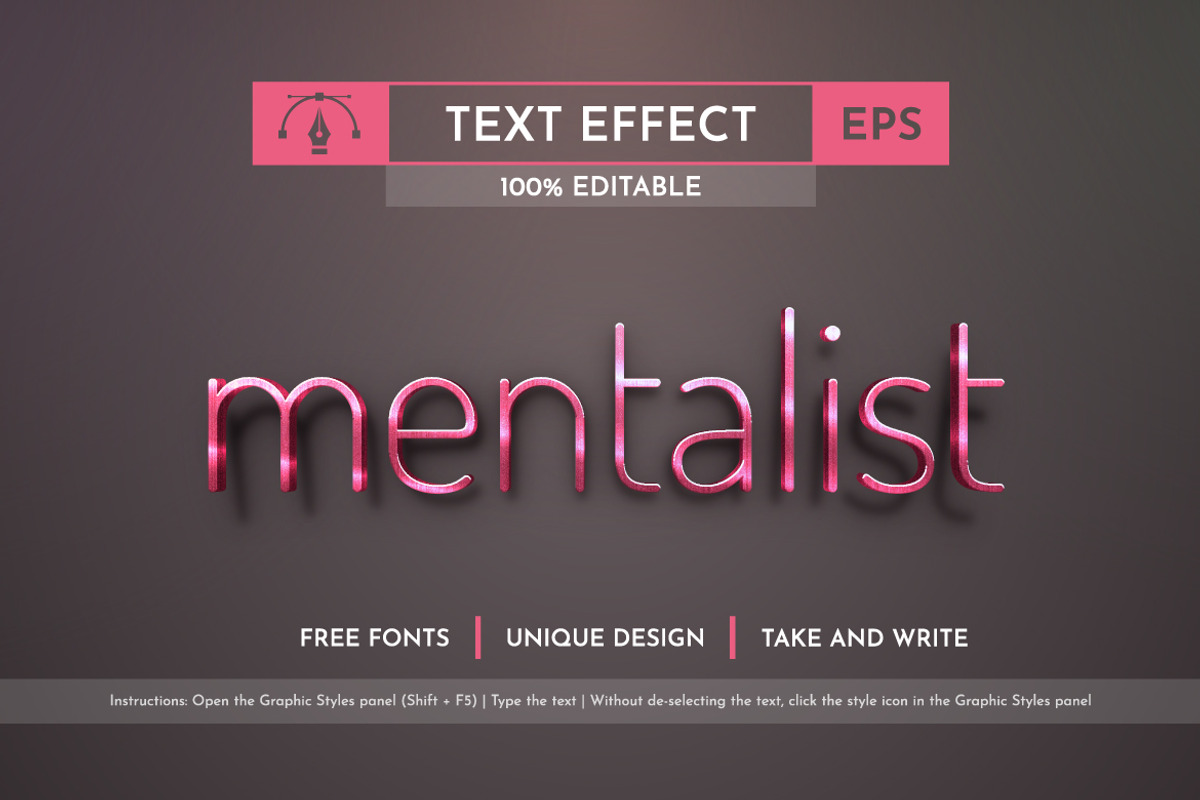 Metal Editable Text Effects, a Layer Style Add-On by rwgusev (Photo 5 of 7)