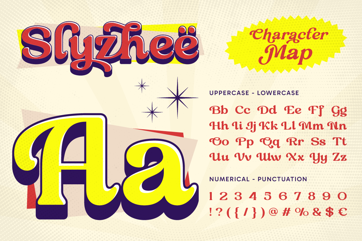 Slyzheë - Retro Typeface, a Serif Font by Artisan Themes (Photo 2 of 10)