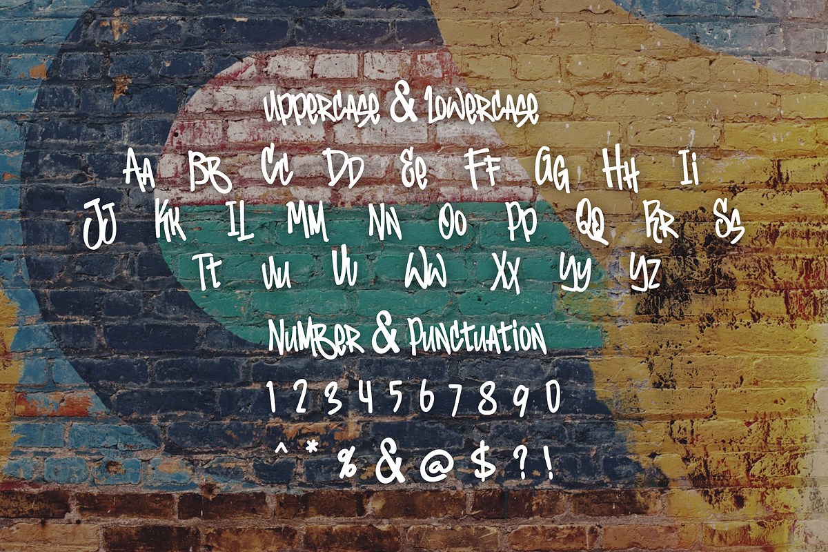 Braderhud | Grafiti Style, a Symbol Font by filosovis (Photo 2 of 5)