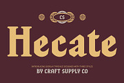 CS Hecate – Renaissance Font, a Serif Font by Craft Supply Co. (Thumbnail 1 of 8)