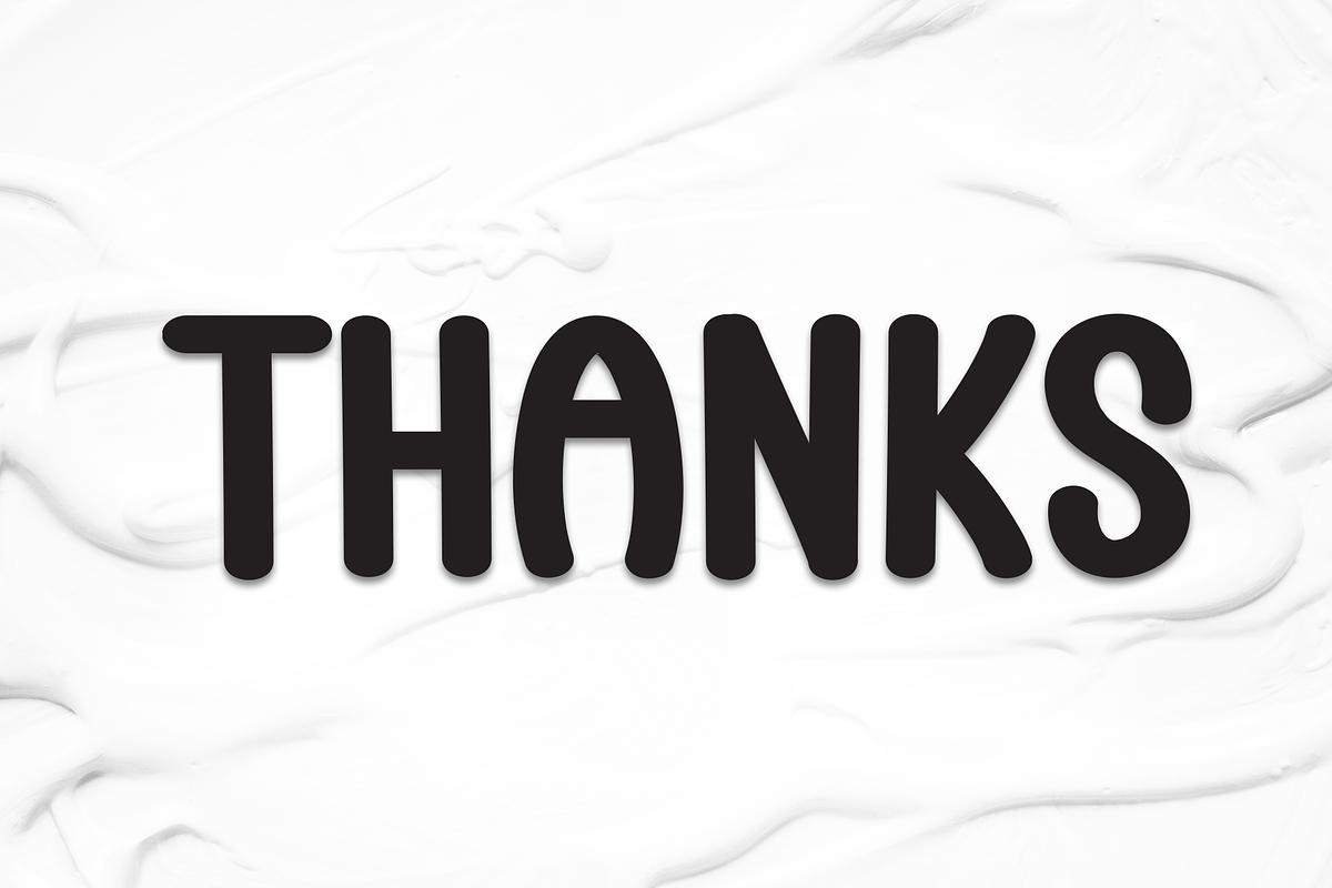Hello Thick | Script Font, a Script Font by Scratchones (Photo 8 of 8)