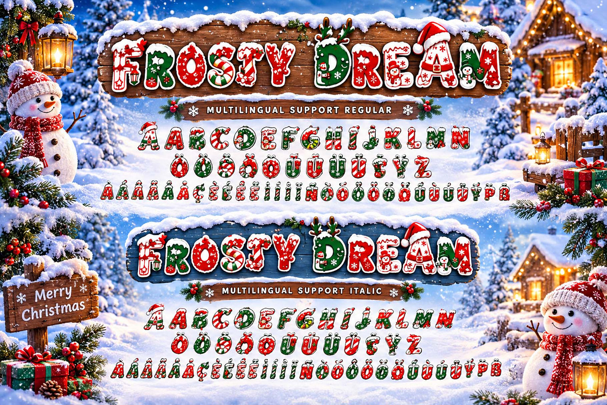 Frosty Dream, a Handwritten Font by Yoga Letter (Photo 9 of 9)