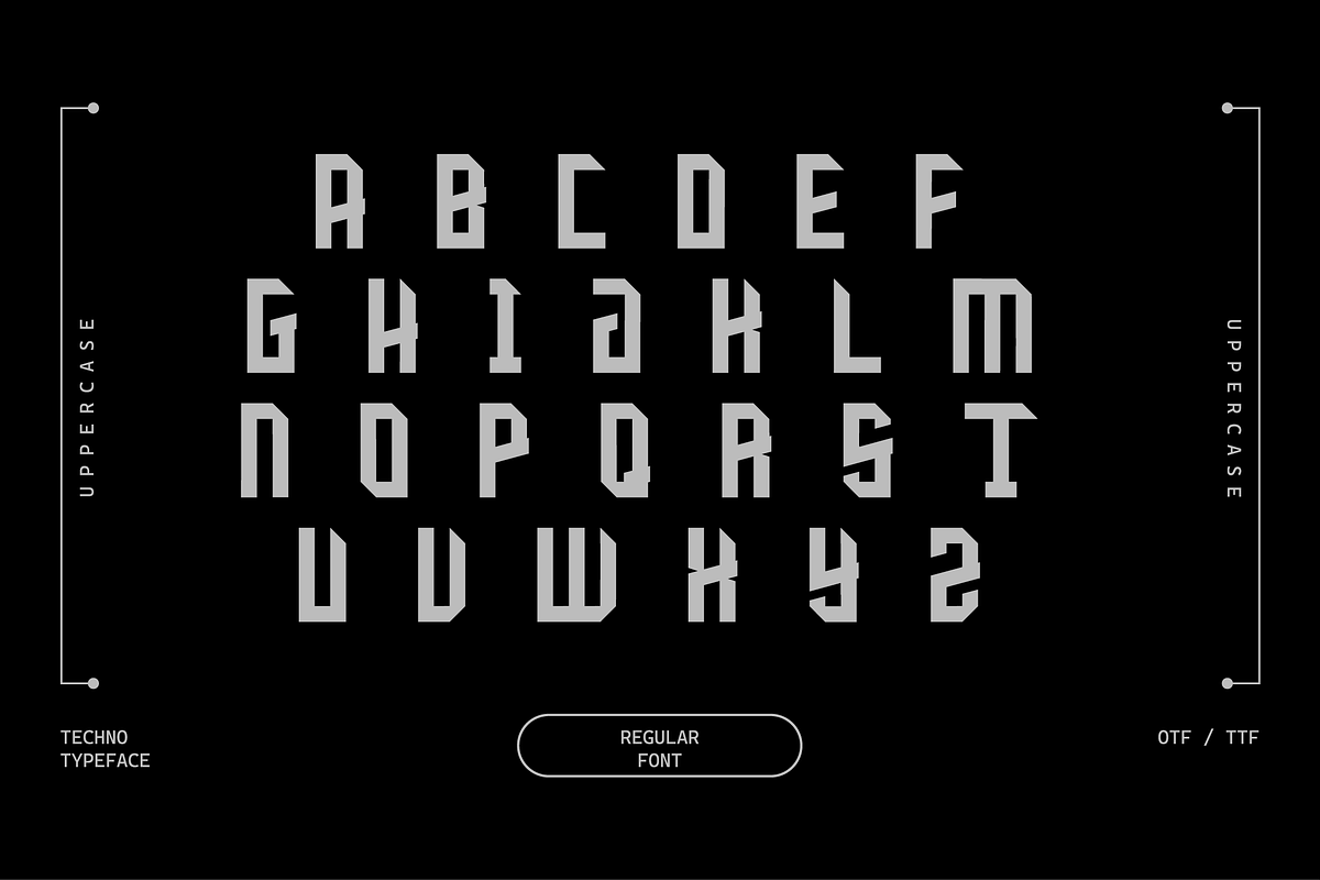 VB Ziore - Futuristic Font, a Sans Serif Font by VALIANTBROTHA (Photo 2 of 9)