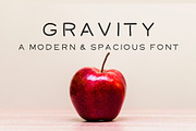 Gravity - A Modern and Spacious Font, a Sans Serif Font by WeGraphics (Thumbnail 1 of 4)