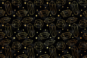 Celestial Gold Mystic Digital Paper, an Illustration by Digital Curio (Thumbnail 2 of 7)