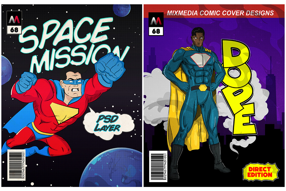 Super Comic Covers, a Graphic by mixmedia87 (Photo 2 of 4)