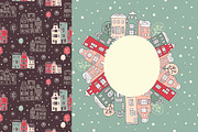 Winter seamless patterns., a Pattern Graphic by Little A (Aigul) (Thumbnail 2 of 3)