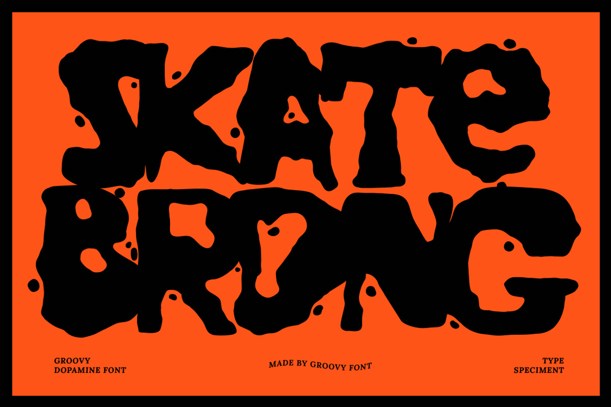 Dopamine Handdrawn Display Font, a Handwritten Font by GroovyFontCo (Photo 5 of 7)