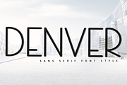 DENVER, a Sans Serif Font by FreshTypeINK (Thumbnail 1 of 8)