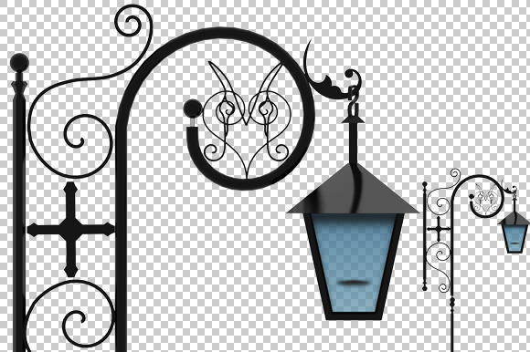 Street Lamp 3D Render Png