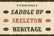 CS Noir – Tuscan Font, a Sans Serif Font by Craft Supply Co. (Thumbnail 2 of 8)