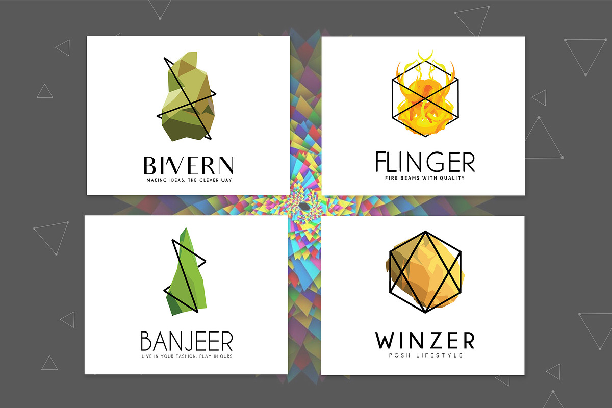 Futuristic & Geometric Logos Bundle, a Branding & Logo Template by AN Productions (Photo 42 of 47)