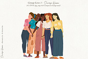 Diverse Women Illustration Pack, a Person Illustration by Motion-Box (Thumbnail 4 of 11)