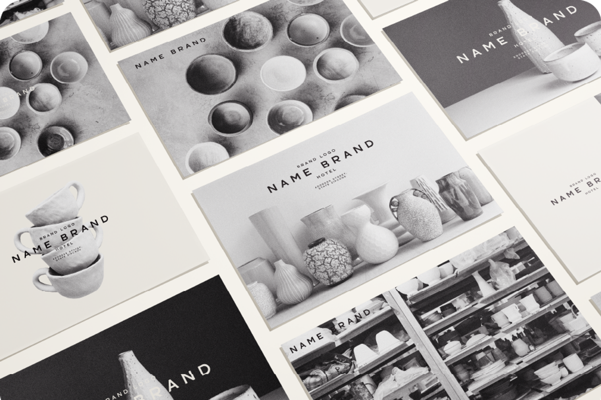 Minimalist Branding Proposal Deck, a Presentation Template by mollydeering (Photo 9 of 10)