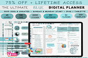 Blue Digital Planner 2025-2026 & Und, a Branding & Logo Template by Plamarplanners (Thumbnail 1 of 10)