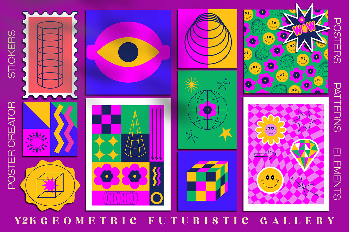 Retro Groovy Hippie Bundle, an Object Graphic by Sofico (Photo 10 of 35)