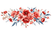 Spring Watercolor Flowers, an Illustration by jahid234 (Thumbnail 5 of 15)