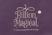 Billion Magical, a Handwritten Font by Orenari (Thumbnail 1 of 13)
