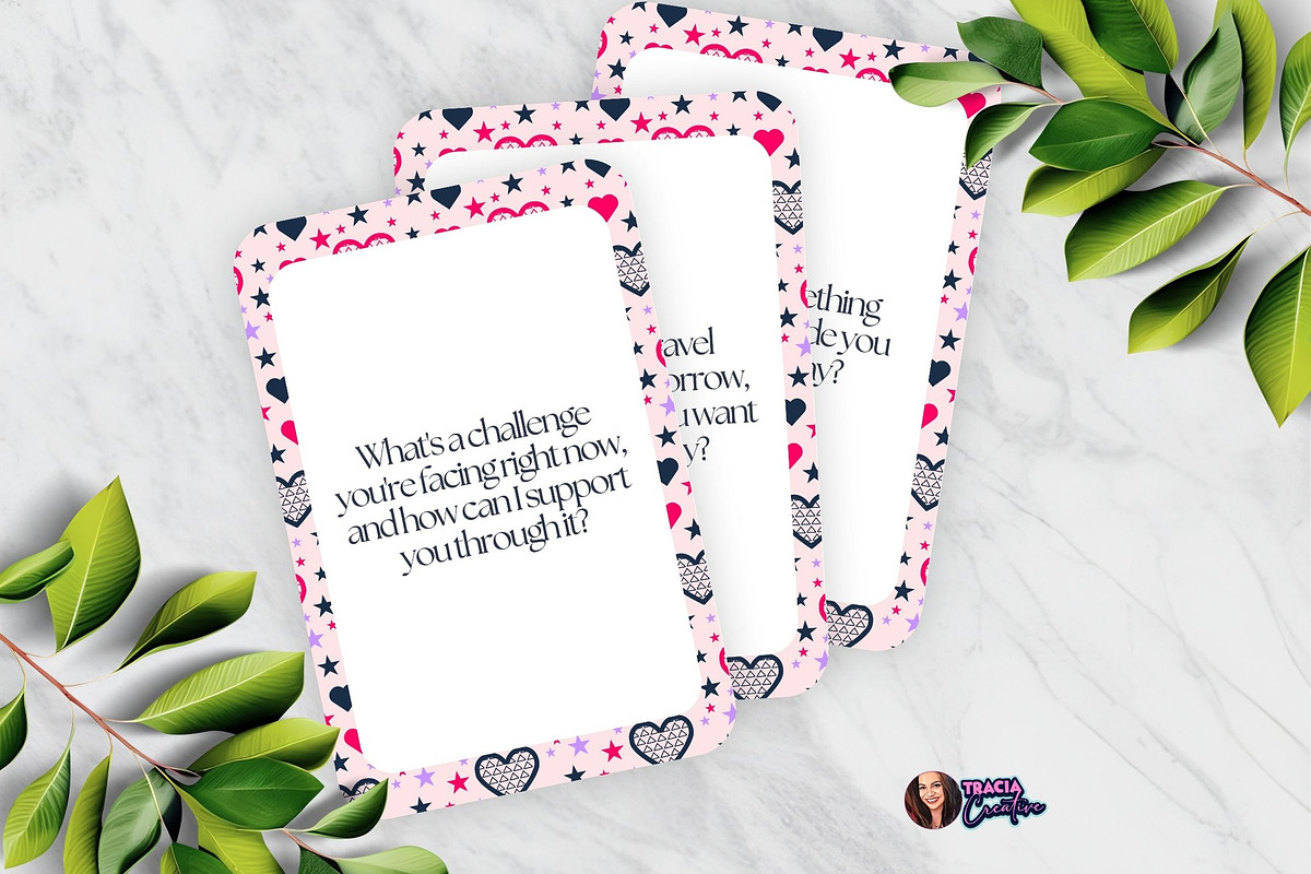 30 Couples Conversation Starters, a Card Template by Tracia Creative (Photo 3 of 4)