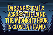 Halloween Drama a Spooky Serif Font, a Blackletter Font by Blankids Studio (Thumbnail 4 of 6)