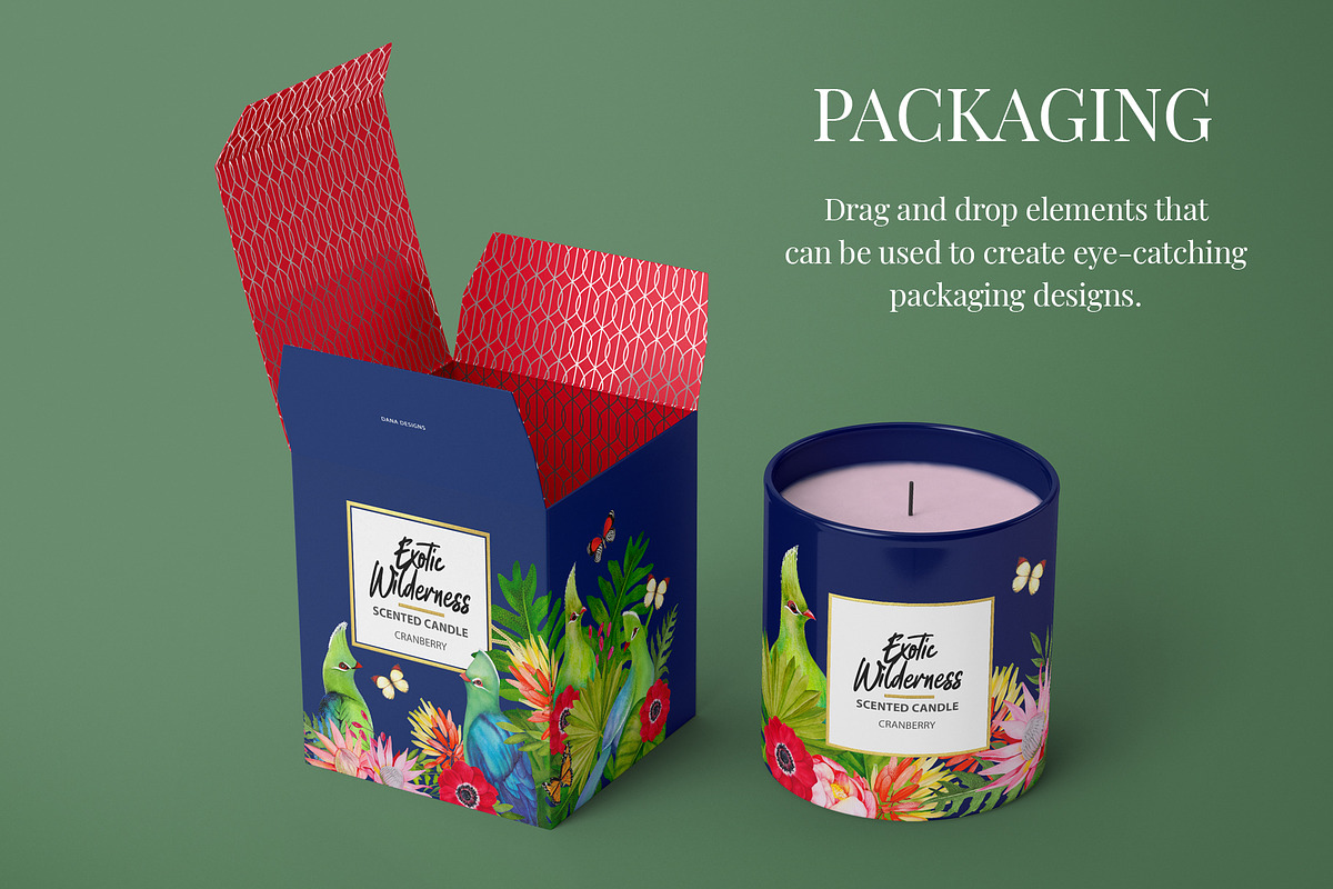 Exotic Wilderness, a Decorative Illustration by Dana Designs (Photo 12 of 18)