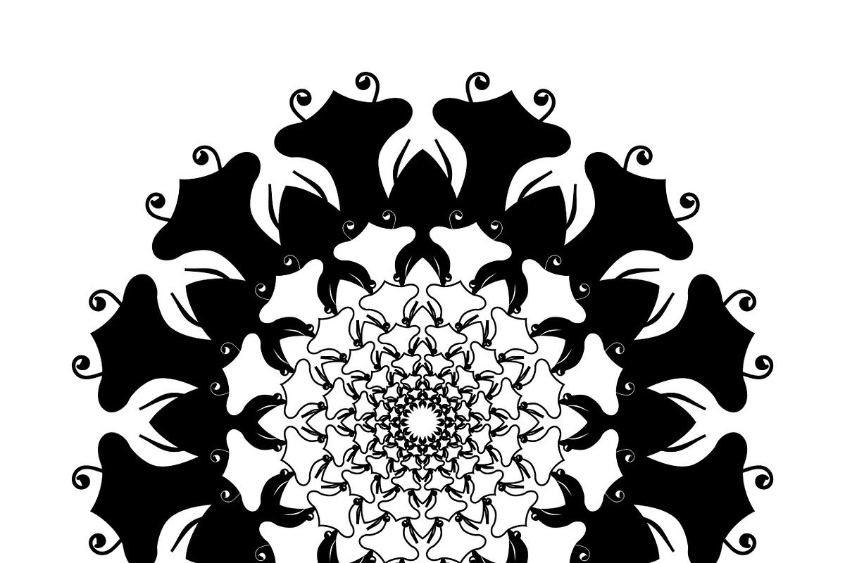 20 mandala vector background design, a Pattern Graphic by NJ Himel (Photo 20 of 21)